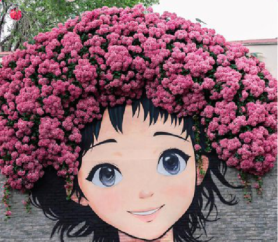 新田墙体彩绘-网红墙打卡