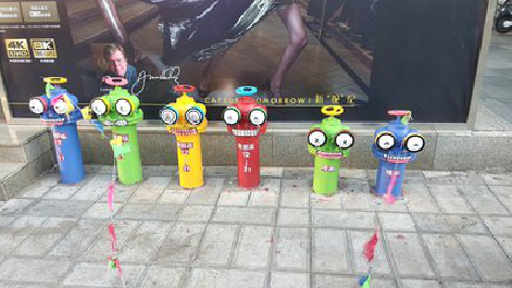 新田商业区彩绘