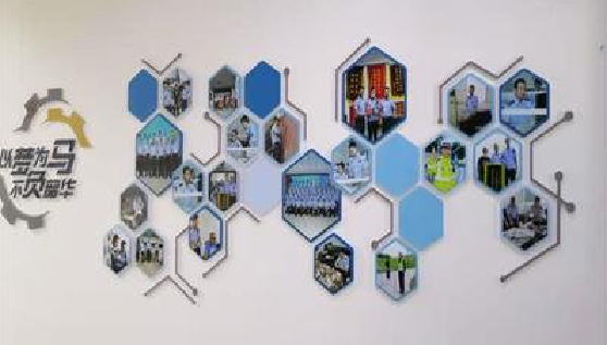 新田文化墙最常见的做法。