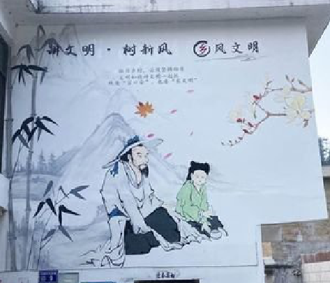 新田分享几个墙绘保养知识。