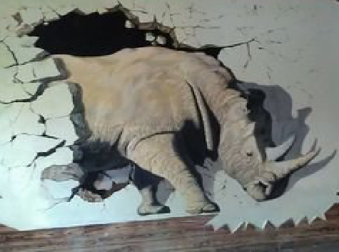 新田在墙绘中，如何绘制3D效果？