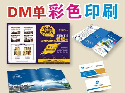 新田单页印刷，色彩搭配简单。