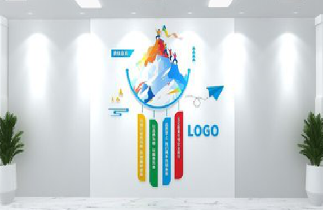 新田公司企业形象墙的工艺材料有哪些？